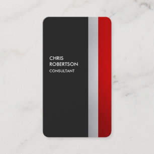 Colourful Red Grey Custom Rounded Profile Card