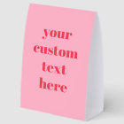 Colourful Red Pink Your Text Here Wedding Custom