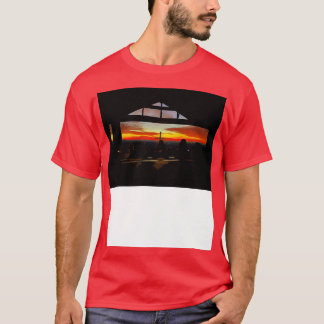 Colourful Red Sky at Pretty Place T-Shirt