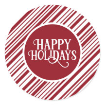 Colourful Red Stripe Holiday