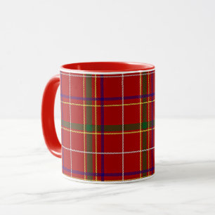 Colourful Red Tartan Plaid Mug