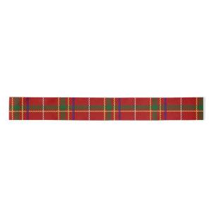 Colourful Red Tartan Plaid Satin Ribbon