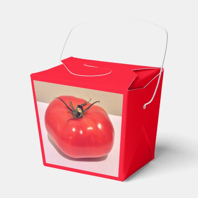 Colourful Red Tomato 4Clara Favour Box (Front Side)