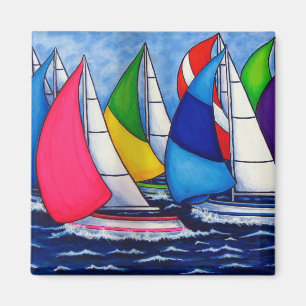 Colourful Regatta Magnets