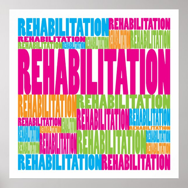 Colourful Rehabilitation Poster (Front)