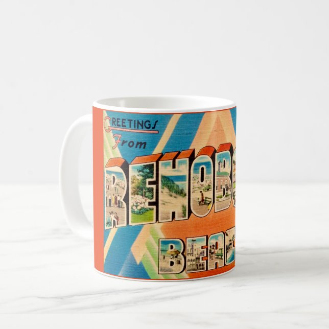Colourful Rehoboth Beach  Coffee Mug (Front Left)