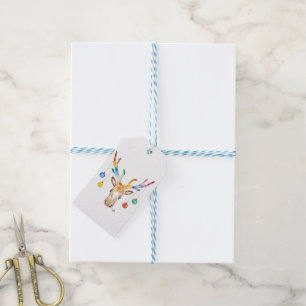 Colourful Reindeer Gift Tags