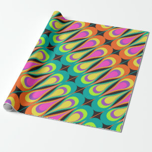 Colourful repeating diagonal pattern.abstract, art wrapping paper