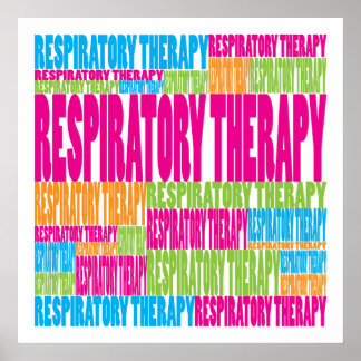 Colourful Respiratory Therapy Poster