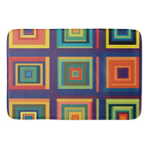 Colourful Retro Block Design