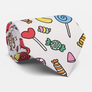 Colourful Retro Cartoon Candy Tie
