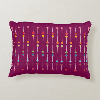 Colourful Retro Dot Pattern Rectangular Pillow