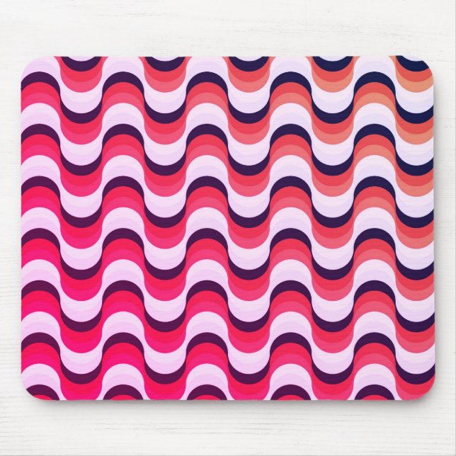Colourful Retro Fifties Abstract #2 Mouse Mat (Front)