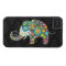 Colourful Retro Flower Elephant Design
