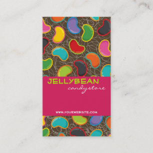 Colourful Retro Fun Jellybeans Pop Profile Card