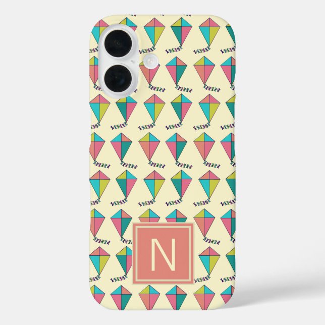 Colourful Retro Kite Pattern Case-Mate iPhone Case (Back)