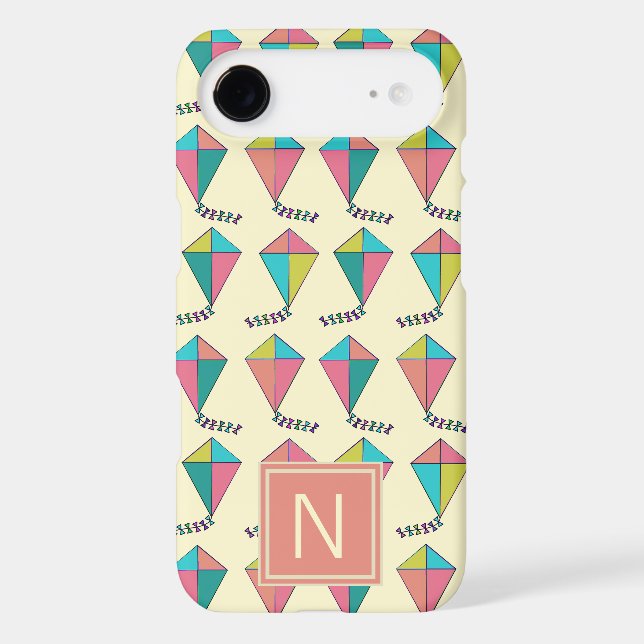 Colourful Retro Kite Pattern Case-Mate iPhone Case (Back)