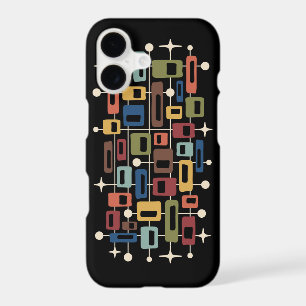 Colourful Retro Mid Century Modern Atomic Abstract