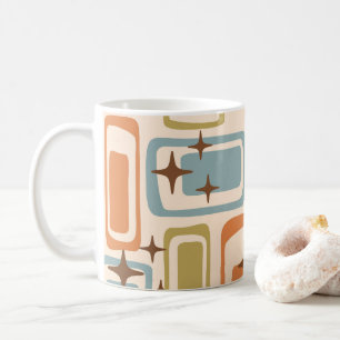 Colourful Retro Mid Century Modern Atomic Abstract Coffee Mug