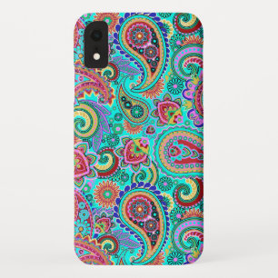 Colourful Retro Paisley iPhone XR Case