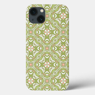 Colourful retro pattern background 2 iPhone 13 case