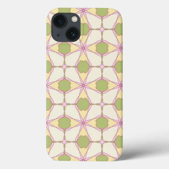 Colourful retro pattern background 3 Case-Mate iPhone case (Back)