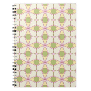 Colourful retro pattern background 3 notebook