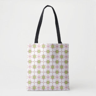 Colourful retro pattern background 3 tote bag
