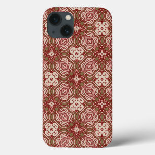 Colourful retro pattern background 4 iPhone 13 case