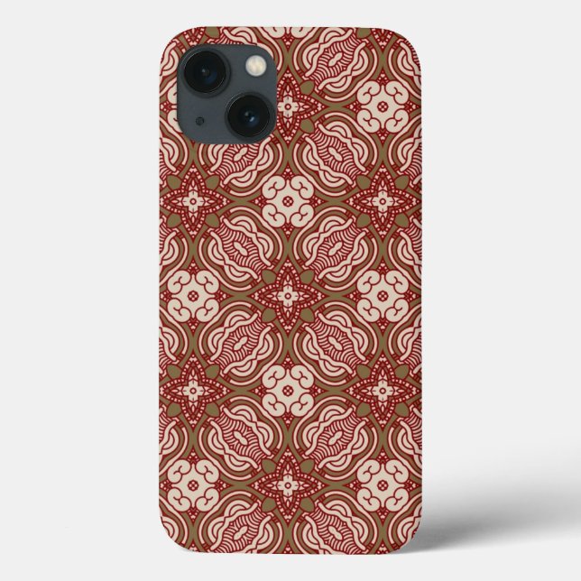 Colourful retro pattern background 4 Case-Mate iPhone case (Back)