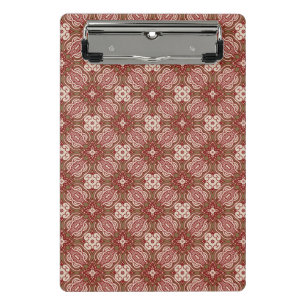 Colourful retro pattern background 4 mini clipboard