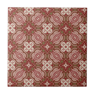 Colourful retro pattern background 4 tile