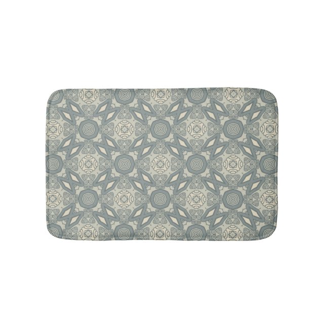 Colourful retro pattern background 5 bath mat (Front)