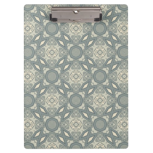 Colourful retro pattern background 5 clipboard (Front)