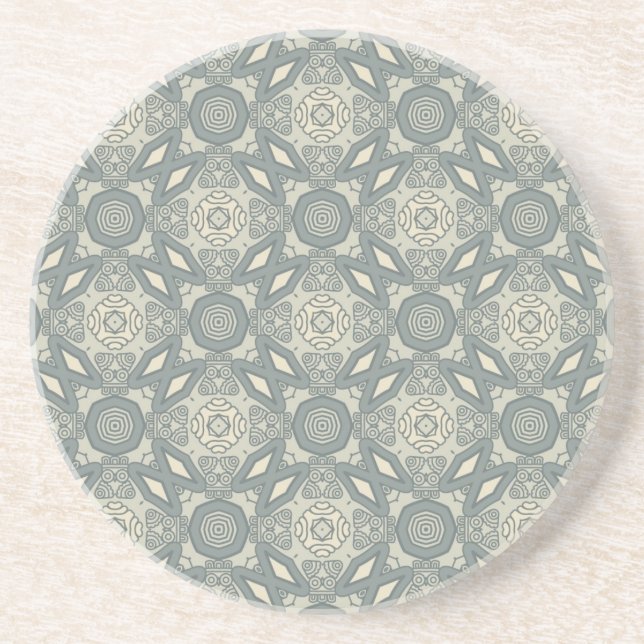 Colourful retro pattern background 5 coaster (Front)