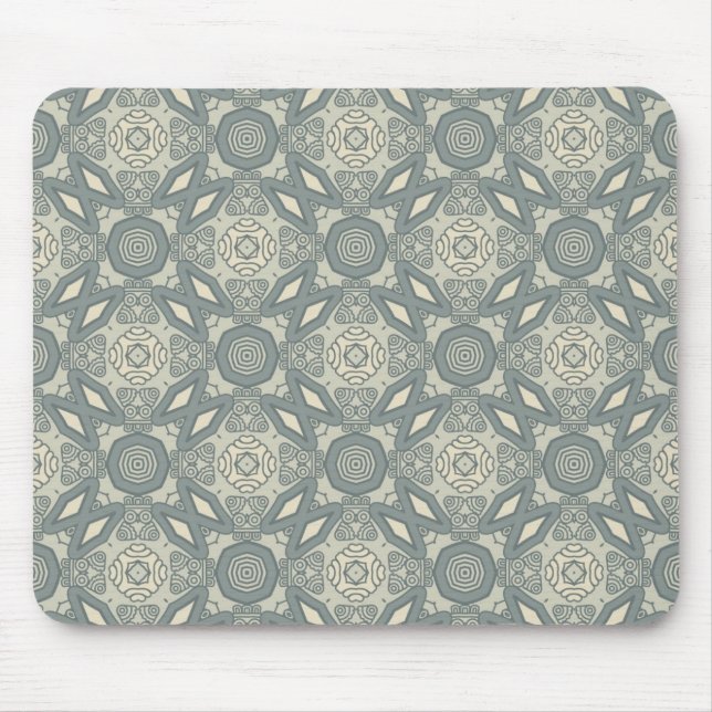 Colourful retro pattern background 5 mouse mat (Front)