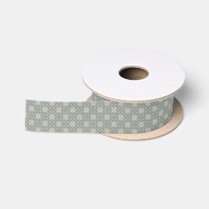 Colourful retro pattern background 5 satin ribbon
