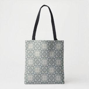 Colourful retro pattern background 5 tote bag