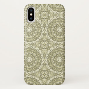 Colourful retro pattern background 6 iPhone x case