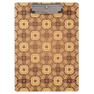 Colourful retro pattern background clipboard