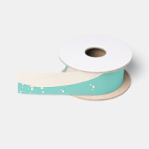 Colourful Retro Patterned Style Satin Ribbon