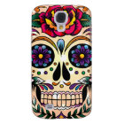 Colourful Retro Skull Flowers & Roses