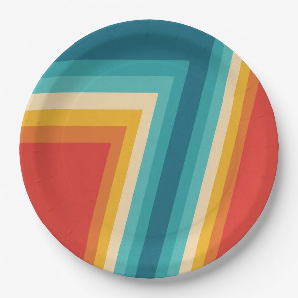 Geometric Design Plates Zazzle UK