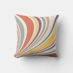 Colourful retro vibes cushion
