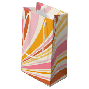Colourful retro vibes small gift bag