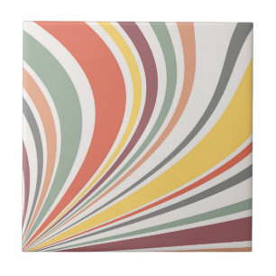 Colourful retro vibes tile