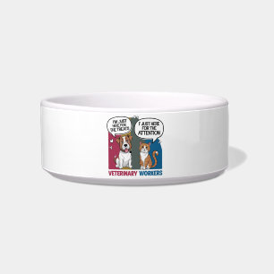 Colourful Retro Vintage Veterinary gift  Bowl