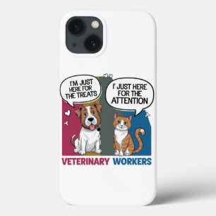 Colourful Retro Vintage Veterinary gift  iPhone 13 Case