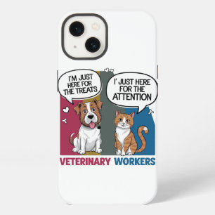Colourful Retro Vintage Veterinary gift iPhone 13 Case