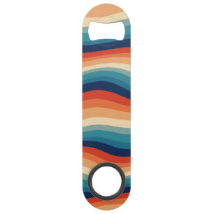 Colourful Retro Waves Vintage